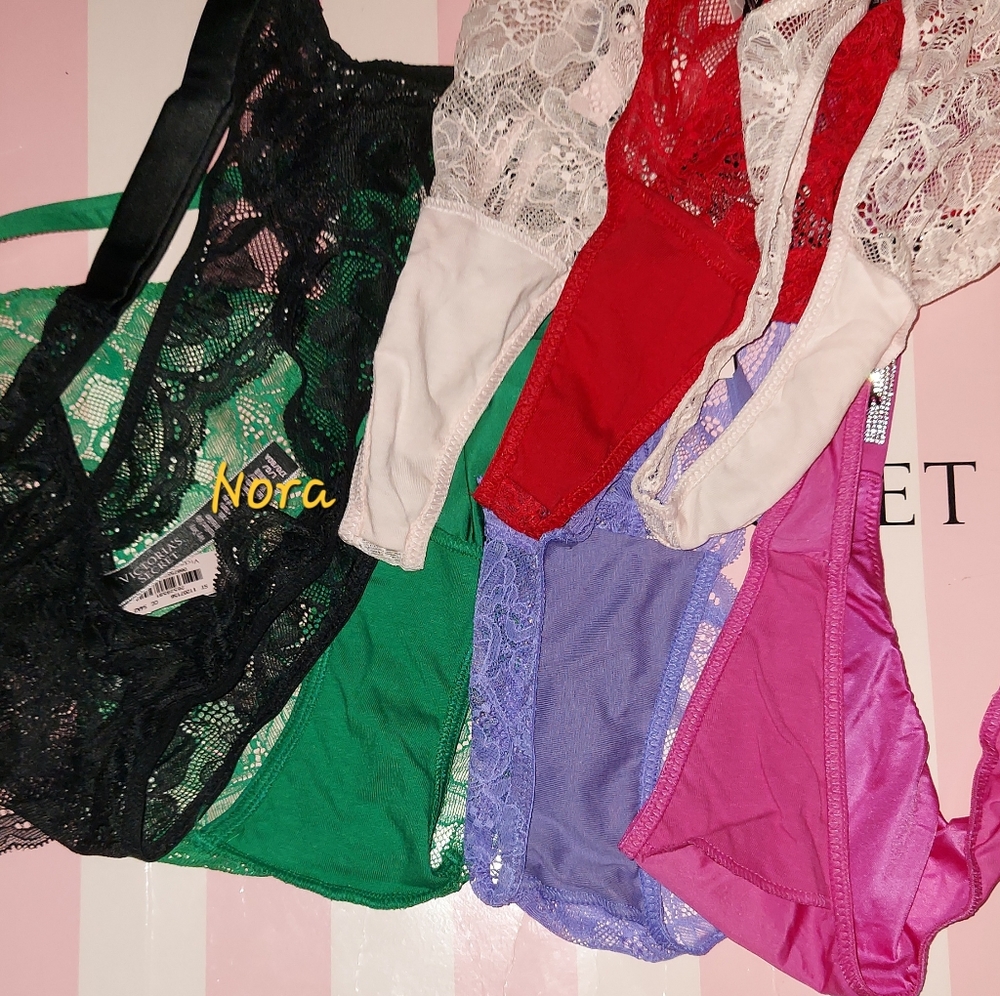 Victoria secret Shine strap Panties set size Large NWT - Picture 3 of 16